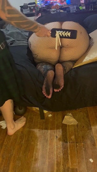 Freja blir paddlad