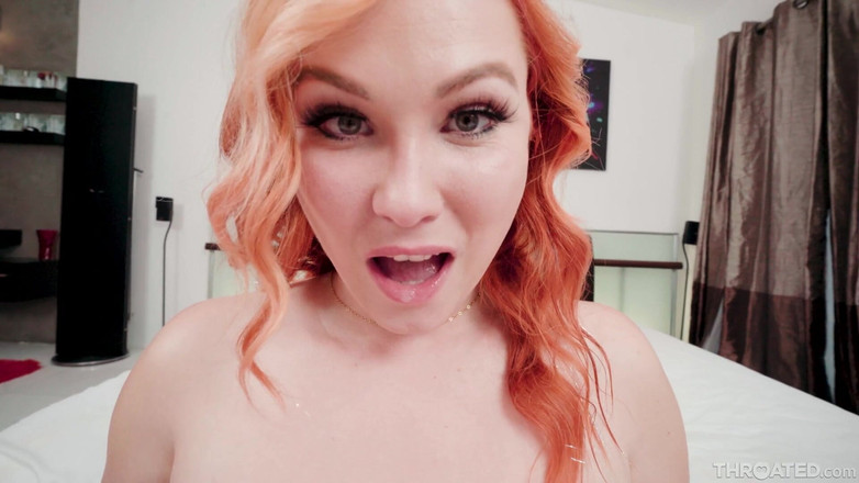 Throated official: गले में लिए टेलर गनर आपको अपने मुंह से झटका देना चाहता है