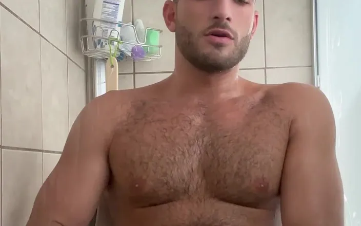 Christian Styles: Showering and Jerking a Nut Out