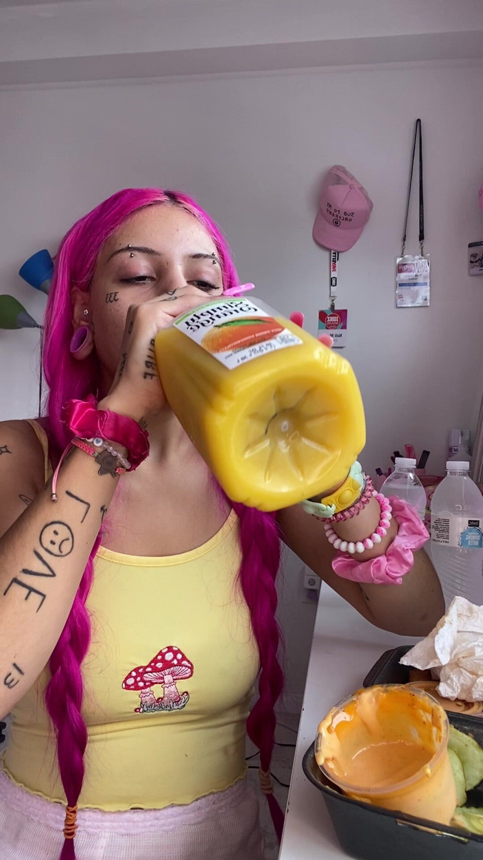Nali Marie: Spicy Food Mukbang Overeating Facestuffing Petite Girl Eating Hot Food...