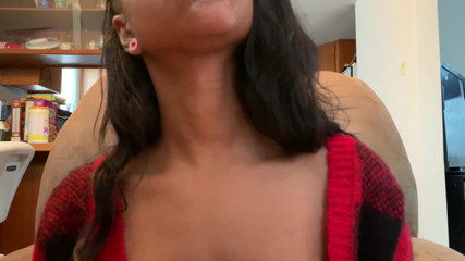 Httpfawn: Sloppy cyclamen dildo BJ close up