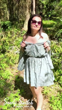 Flashing Big Tits Outdoor