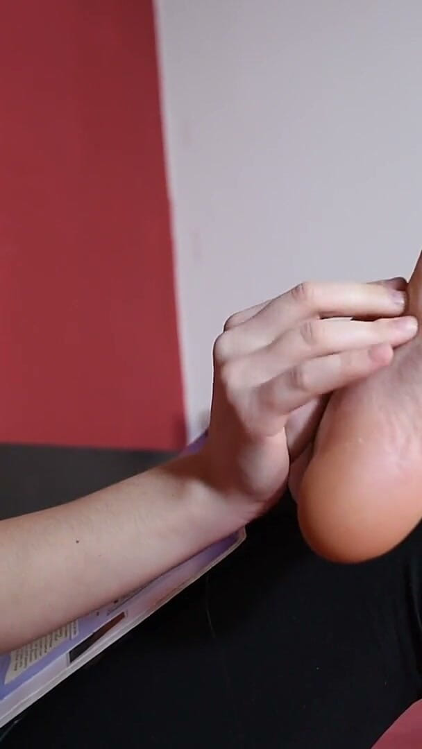 Czech Soles - foot fetish content: Amazing Bare Feet Student Studying and Showing Her Soles