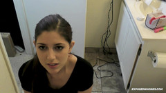 Exposed Whores Media: Miranda Miller Gives Stepbro Handjob in Shower