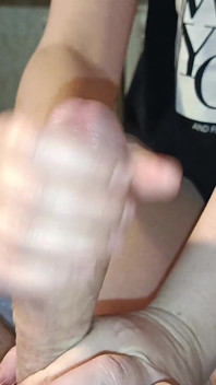 Amateur Cock Jerking, Close-up