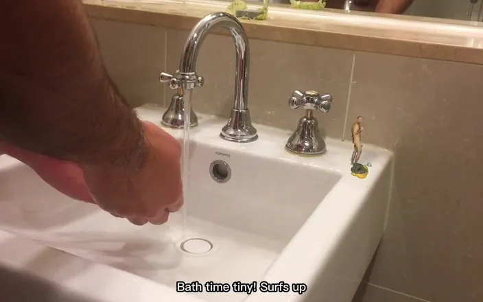 Manlyfoot: Teeny Tiny Strip Show! - Micro Human Strips and Gets All...