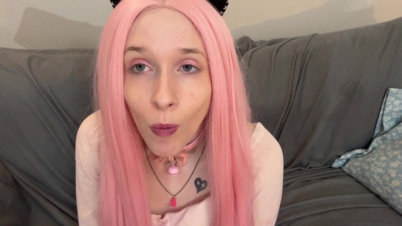 EmoDream1998: Brattige Bubblegum-schlampe Bläst Blasen