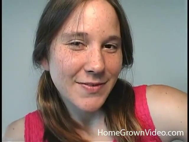 Homegrown Video: Alexia creampied in her hairy pussy