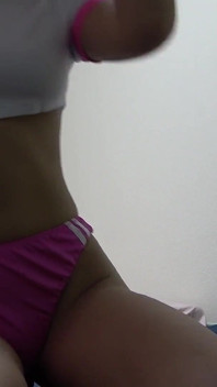 Thong Gym Clothes Room Cleaning, Girl in Girls' Apartment in Japan Cleans While Spill Out Natural Tits From Short Gym Clothes