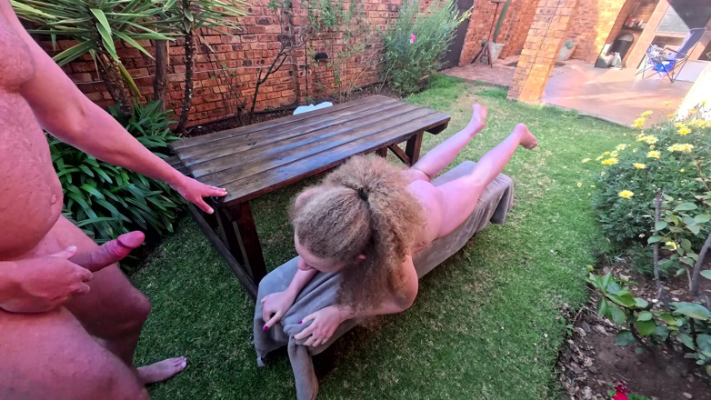 Kinky Taboo Me: Blonde MILF Displaying Her Bare Feet While Sucking Cock