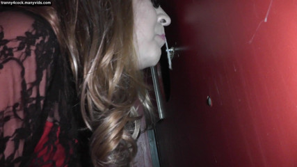 Tranny 4 cock: TV Susans Gloryhole wytryski kompilacja