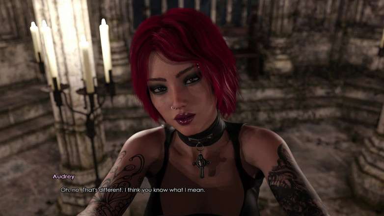 3D Cartoon Porn: Lust Academy 83: Succubus Audrey's Boobs Press para titjob provocação