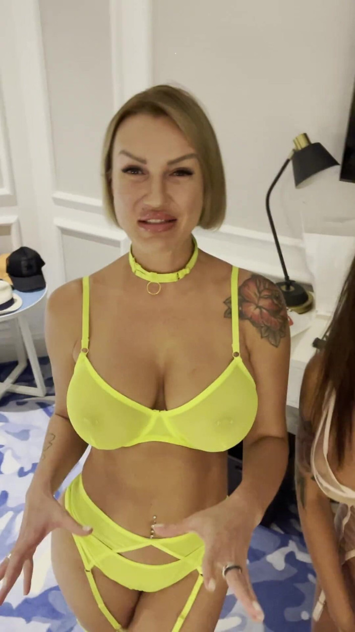 Monika Fox: Two Russian Whores Monika Fox and Elen Million Sucked Hard...