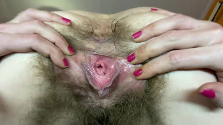Cuteblonde666: Selbstgedrehte muschi klaffende zusammenstellung, behaarter busch