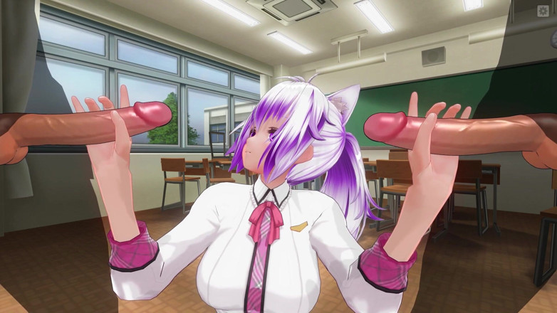 H3DC: 3D HENTAI Dívka saje své přátele, dokud se neudělají