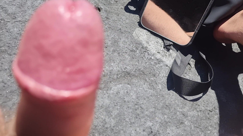 Alexander Audran: En public | Branlette en public et une bite chargée de...