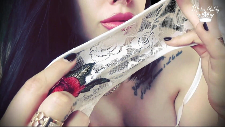 Goddess Misha Goldy: Juisy panties for my little sissy boy