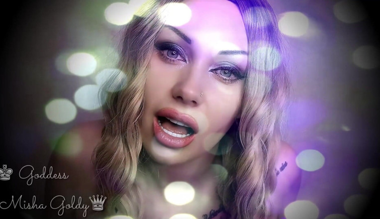 Goddess Misha Goldy: My strong gaze makes you dumb! Mesmerizing eye contact &amp; ASMR &amp;...