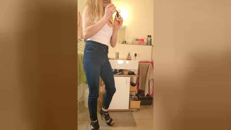 TV_Helena: JOI dan CEI dari gadis transeksual! Stroke Loser dan Ruine...