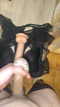 Solo Masturbation in Lingerie
