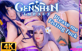 Ksu Colt: Impak Genshin: Ksu Colt dan Purple Bitch Cosplay tegar