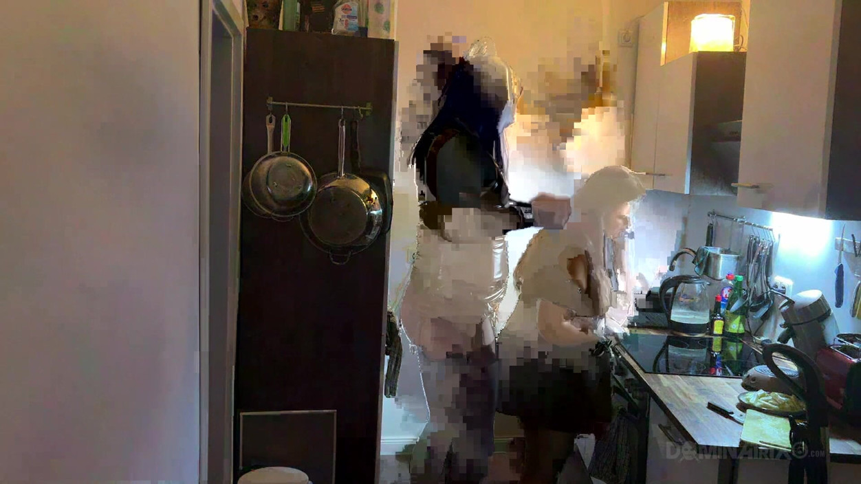 Kitchen Fisting Frenzy - Mature Sluts Stretched Wide Open