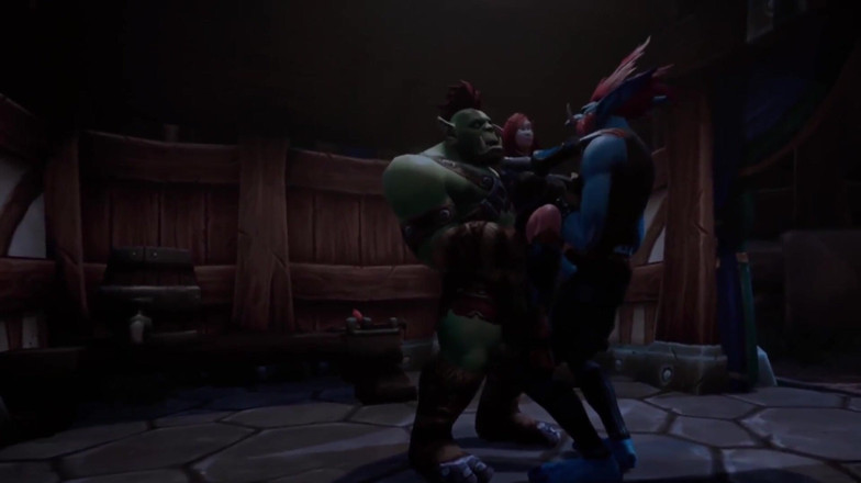 Wraith ward: Elf dikongkek berganda oleh Ork dan Troll