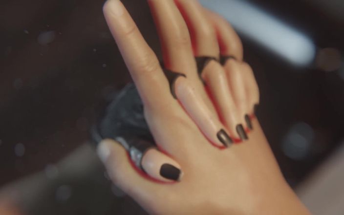 Velvixian 3D: Tifa Lockhart Facial Goth black Lipstick