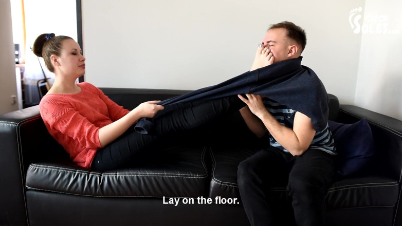 Czech Soles - foot fetish content: She loves to have her big feet worshiped!