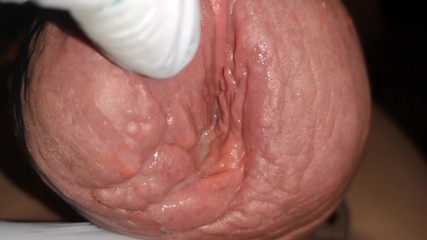 Monster_Meat_: Close up cuming