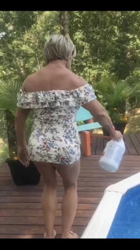 A Little Skit Around the Pool