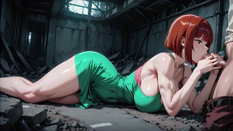 Tay Swift X: Redhead Anime Girl Fucked Hard in Ruined Factory - Dripping Cum...