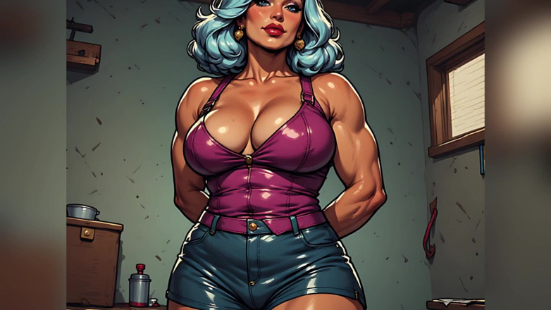 AI Porn: Babes with Muscles Art