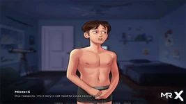 Summertime saga - un grosso cazzo si masturba e si doccia una scena E2 # 3