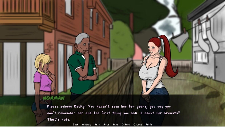 XXX Games Bunk: Похоти город - геймплей - ролевая игра - отчаянная домохозяйка