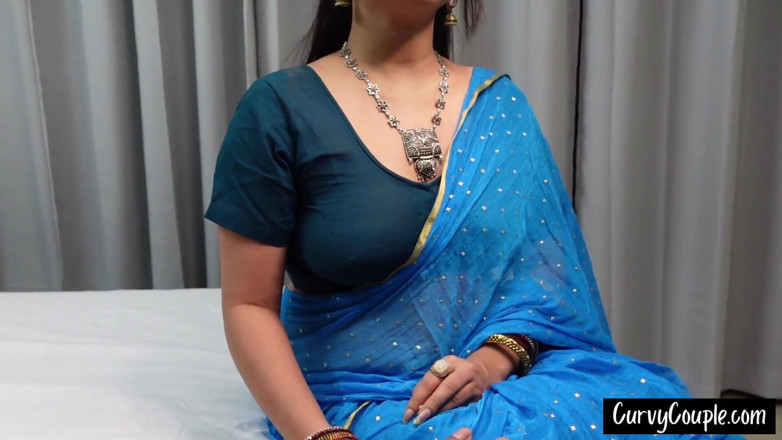 CurvyCumCouple69: Desi sexy india zia calda Sari