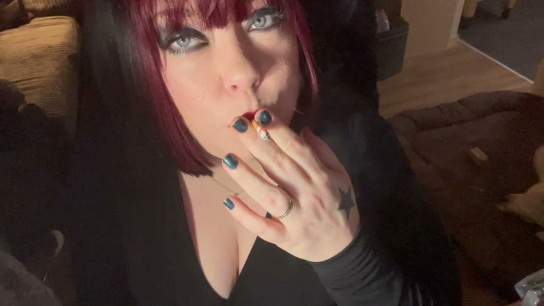 Tina Snua: British Tart Tina Snua Tugs on Her Perky Nipples &amp; Chain...