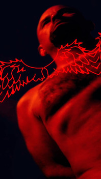 Naked Angel with a Hard Dick