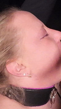 Goth Emo Girl Face Fucked and Swallowing Lucky Neighbors Cum