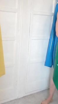 Squirting Pvc Apron Slut