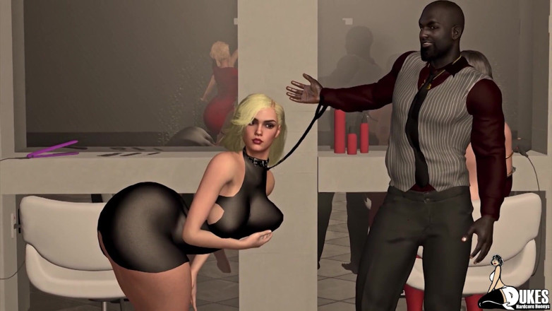 Dukes Hardcore Honeys: Podivné velké černé péro šuká sexy milfky výměnou za oddechy