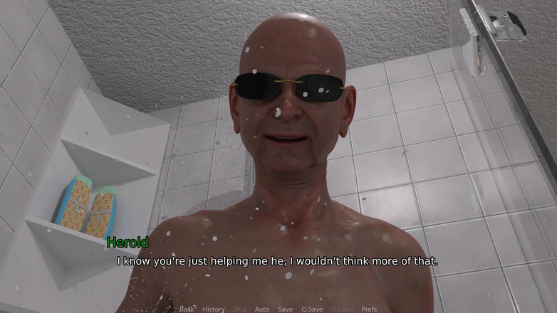 Dirty GamesXxX: Nowe sąsiedztwo: Cuck mężulek patrzy, jak jego żona szarpie niewidomego starca...