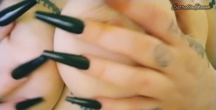 Estrella Steam: Làm móng mới của tôi và bộ ngực to