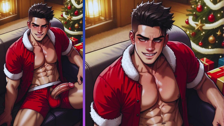 Real narrated fantasy Hentai: Я зізнався, що я розпусний, схожий на повію, пасивний гей на різдвяній вечері