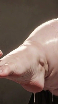 Giant SSBBW Dominates Slave with Foot Licking - Big Feet Worship