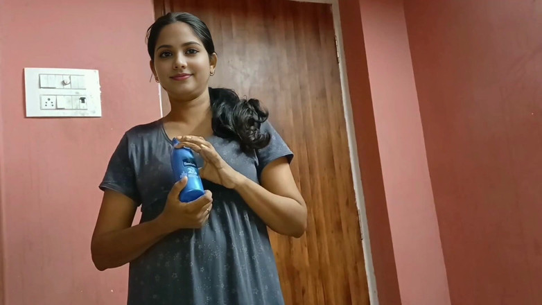 Desisexqueen: Indian Beautiful Wife Calm Angry Husband with Massage