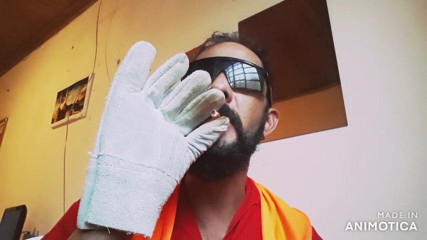 Stink HairyMale: Worker is smoking