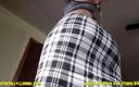 Long Toe Sally Big Buns: J&amp;#039;exhibe ma jupe à carreaux noir et blanc