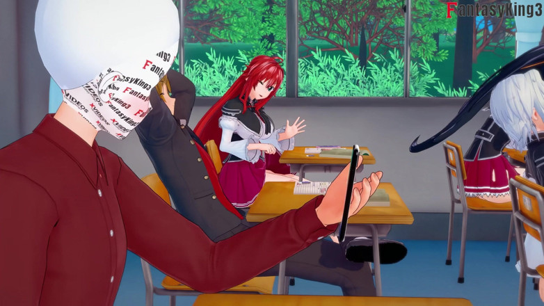 Fantasy king: Rias Gremory Invites Me to Have Sex After Class - Dxd...