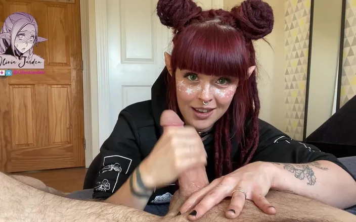 Olivia Jarden: Alien Girl Uses Her Throat to Steal Cum
